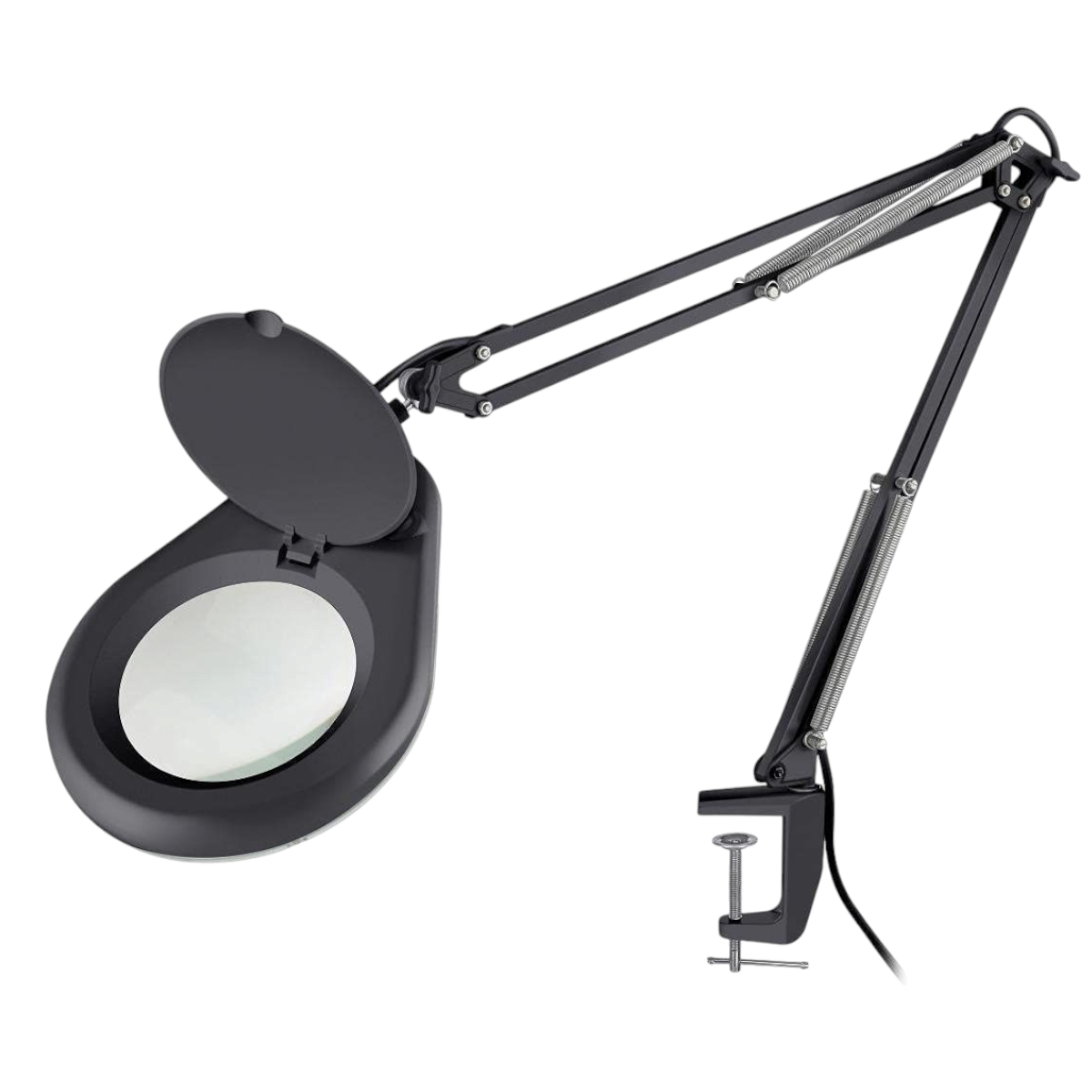 Lámpara led con lupa y brazo articulado Her-740NE