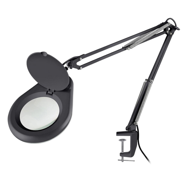 Lámpara led con lupa y brazo articulado Her-740NE