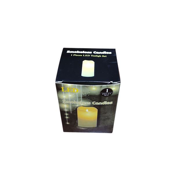 Vela luz led 10cm de plastico para decoracion I/E