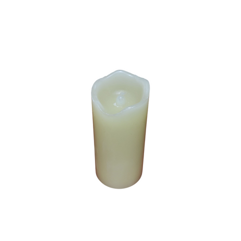 Vela luz led decorativa de plastico 10cm I/E