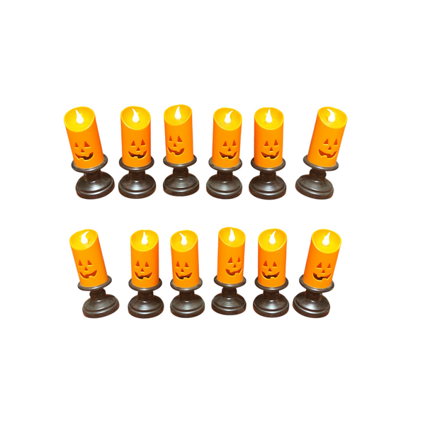 pack 12 velas de luz led decoracion para Halloween