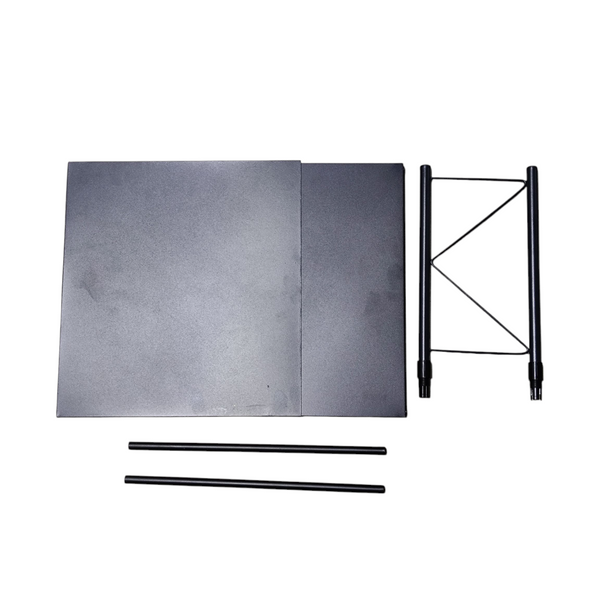 Estante de cocina extensible negro