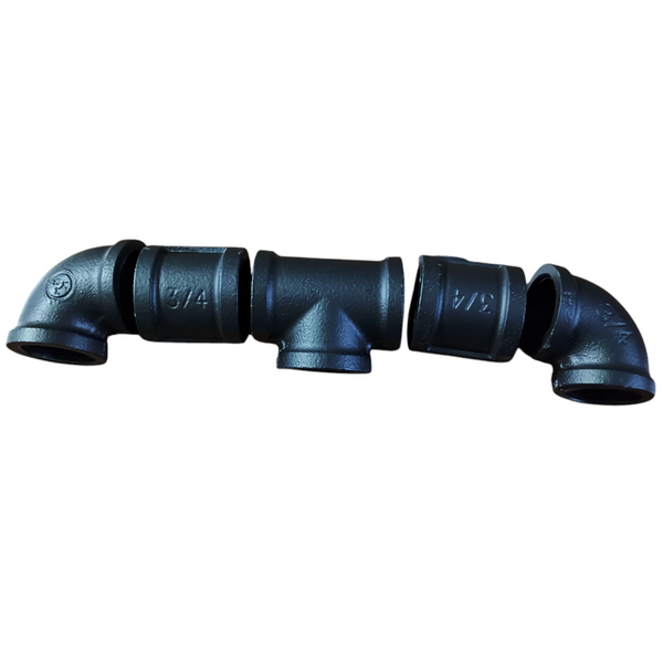 Perchero para ropa de pared negro