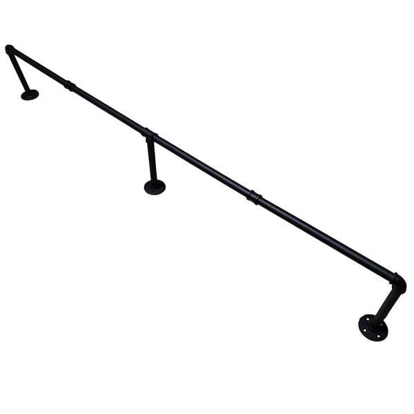 Perchero para ropa de pared negro