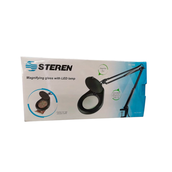 Lámpara led con lupa y brazo articulado Her-740NE