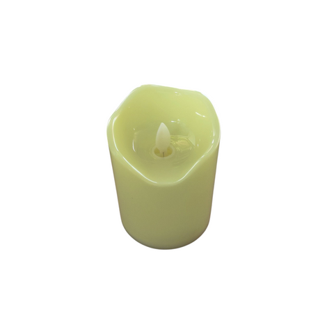 Vela luz led 10cm de plastico para decoracion I/E