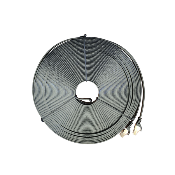 Cable ethernet lan plano Cat7 blindado 30 metros