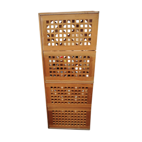 Mueble de madera con compartimientos Usado 72 x33 x70 cm