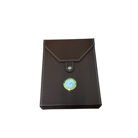 Humidor Mini Portátil Con Humidificador Y Higrómetro