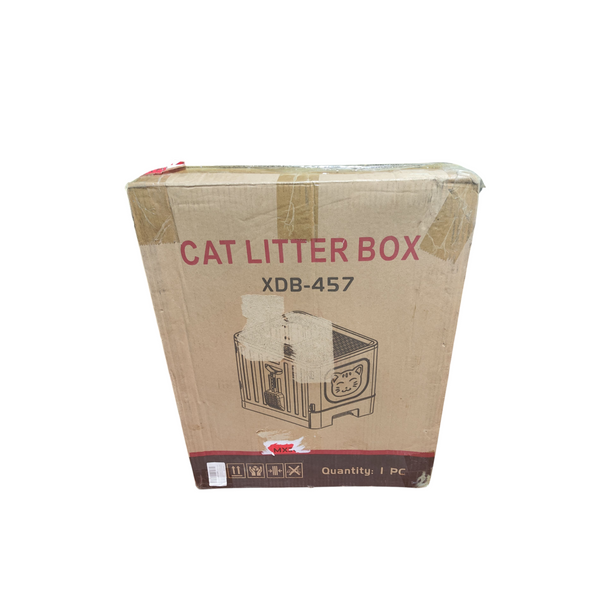 Caja De Arena Para Gatos Grande Plegable con Pala