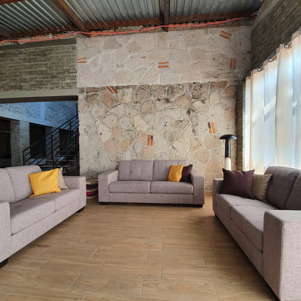 Sofa 2 Personas Moderno Couch Sillon F19 2s Importacion.
