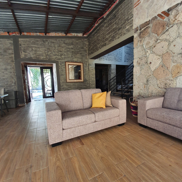 Sofa 2 Personas Moderno Couch Sillon F19 2s Importacion.