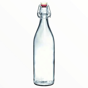Pack 49 Botellas De Vidrio 1 Litro + Tapón Mecánico