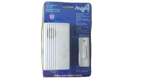 Timbre De Puerta Campana Musical Inalambrico 45m Angelo