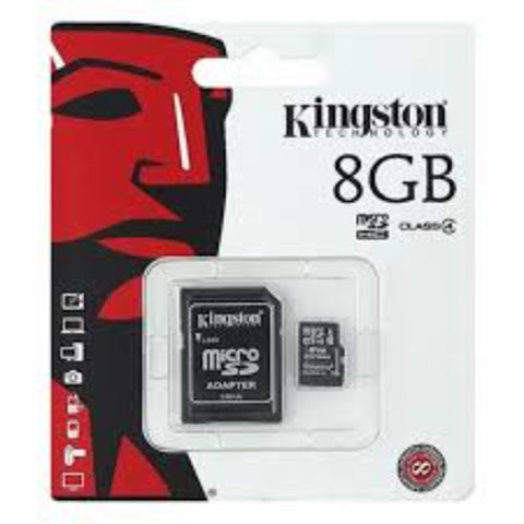 MEMORIA MICRO SD 8GB KINGSTON NEGRA