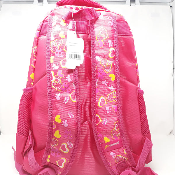Mochila Niña Golden Kids Gatita  Kub108 Con Lapicera