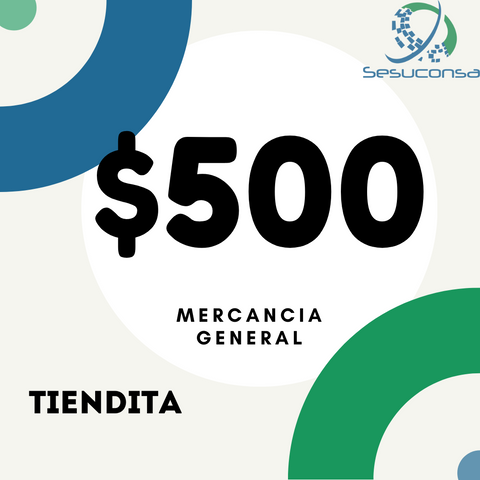 Tiendita Producto General $500