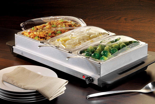 Servidor De Buffet De Bandeja De Calentamiento
