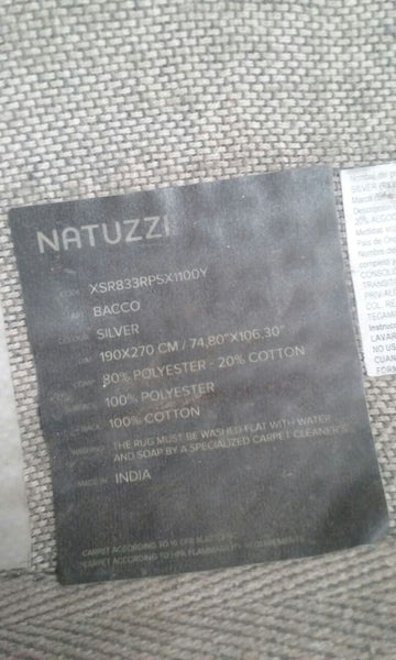 Alfombra Natuzzi 190 X 270 Importación Modelo Bacco