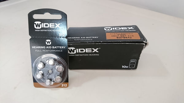 Caja Pila Auditiva Widex 60 Pzas