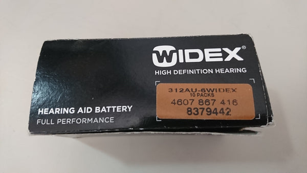 Caja Pila Auditiva Widex 60 Pzas