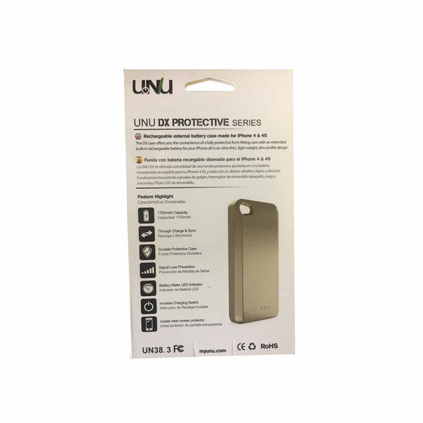 Funda Power Case Para iPhone 4/4s Marca Unu Blanco O Dorado