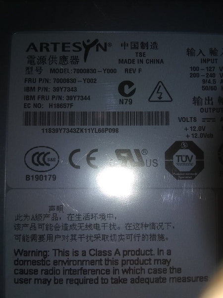 Fuente De Poder Artesyn X236 Psu Modelo 7000830-y000 Nueva