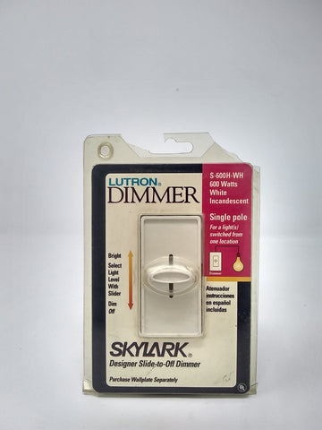 Dimmer Atenuador deslizable para apagar unipolar