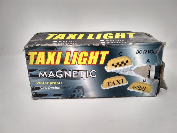 Luz De Taxi Instalacion Superior Impermeable Taxi Ligth