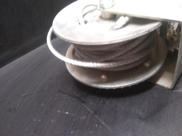 Polea Manual De Metal Con Alambre De Acero Y Gancho De Agarre