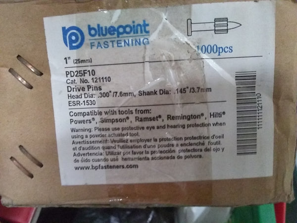 Taquete Anclaje 1” bluepoint 100 pza pd25f10 121109