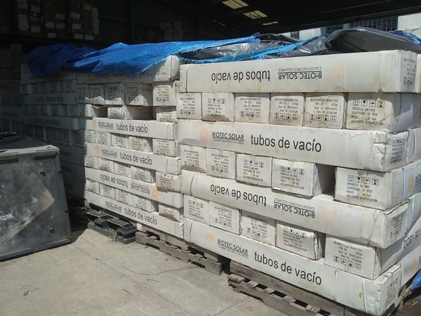Tubo De Vidrio Al Vacío Calentador Solar 1800x58mm Repuesto BIOTEC SOLAR