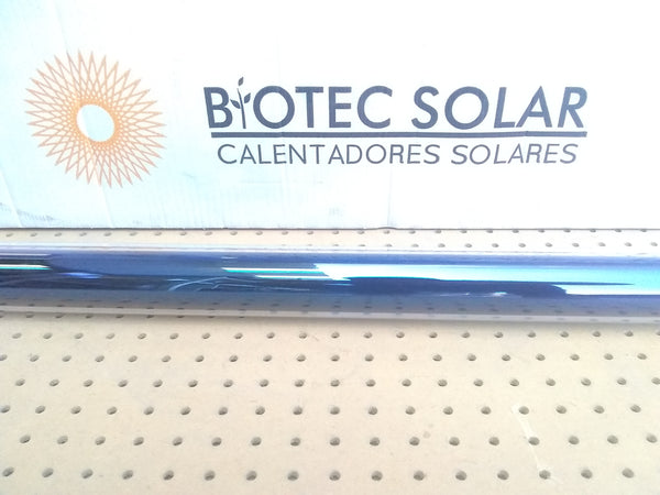 Tubo De Vidrio Al Vacío Calentador Solar 1800x58mm Repuesto BIOTEC SOLAR