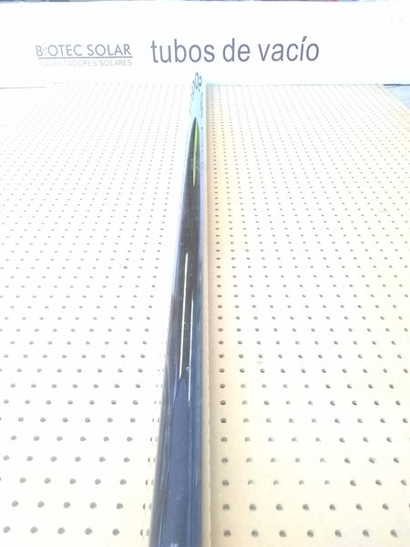 Tubo De Vidrio Al Vacío Calentador Solar 1800x58mm Repuesto BIOTEC SOLAR