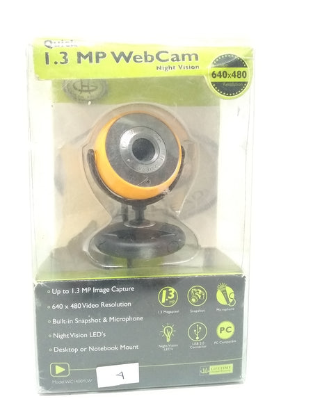 Web cam 1.3 MP con visión nocturna Gear Head WC1400YLW