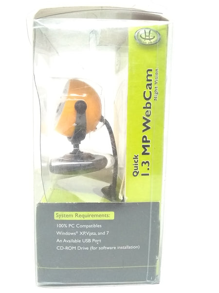 Web cam 1.3 MP con visión nocturna Gear Head WC1400YLW