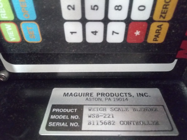 Modulo Control Bascula Mezcladora Peso Mpi Maguire Wsb-221