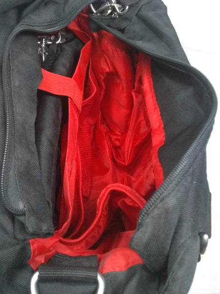 Pañalera Negra De Bolsa Con Cambiador Para Bebe