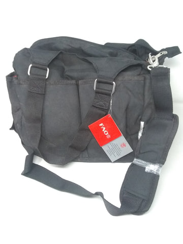 Pañalera Negra De Bolsa Con Cambiador Para Bebe