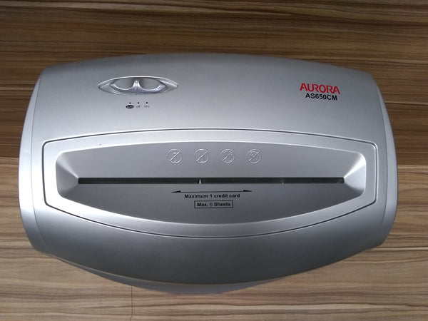 Trituradora de papel marca Aurora modelo AS650CM