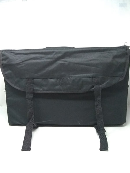 Maletín Hielera Bolsa Negro Con Divisiones 47cm X 29cm X 18cm
