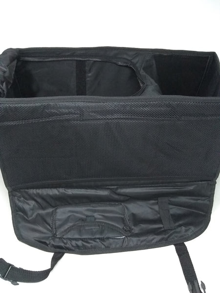 Maletín Hielera Bolsa Negro Con Divisiones 47cm X 29cm X 18cm