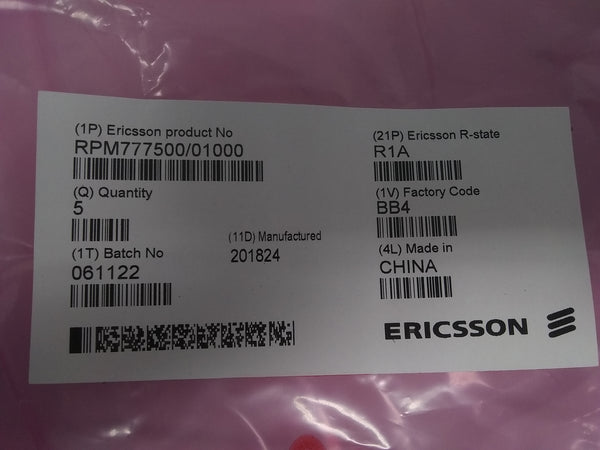 Ericsson RPM 777 500/01000 R1A Cable Terminal Conector