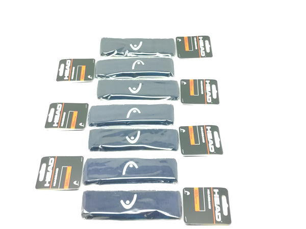 Head Headband Logo Banda Deportiva Para Cabeza Azul Y Blanco