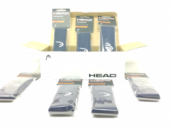 Head Headband Logo Banda Deportiva Para Cabeza Azul Y Blanco