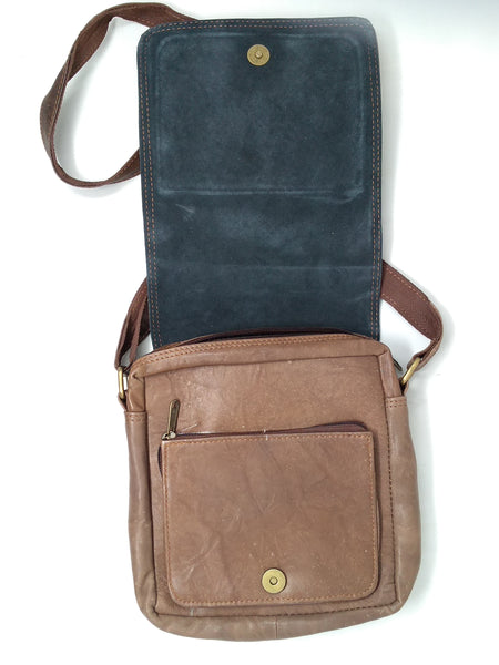 Bolsa Mediana Bandolera Mariconera De Piel Para Hombre