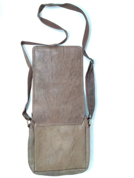Bolsa Mediana Bandolera Mariconera De Piel Para Hombre