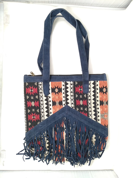 BOLSA GAMUSA TEJIDA ARTESANAL