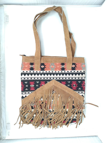 BOLSA GAMUSA TEJIDA ARTESANAL