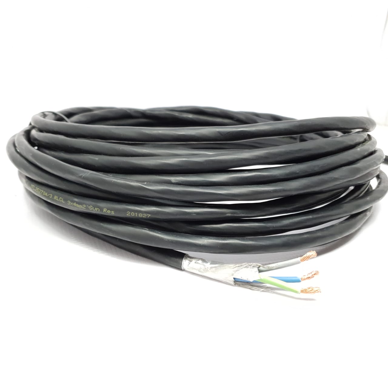 Rollo cable de uso rudo 3x12 con 50 metros 100% cobre